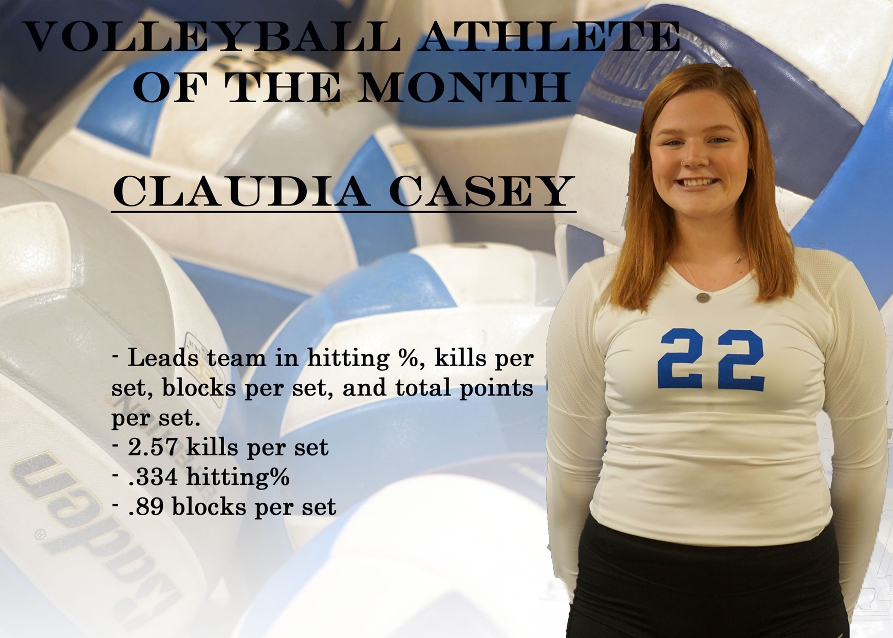 Volleyball Athlete of the Month