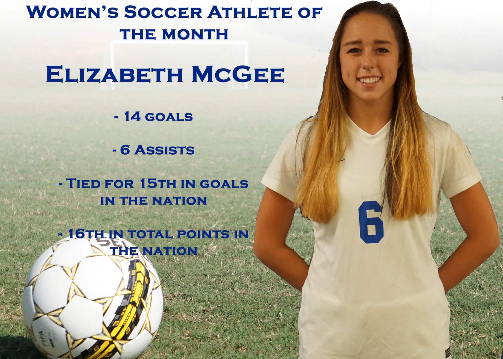 Women's Soccer Athlete of the Month