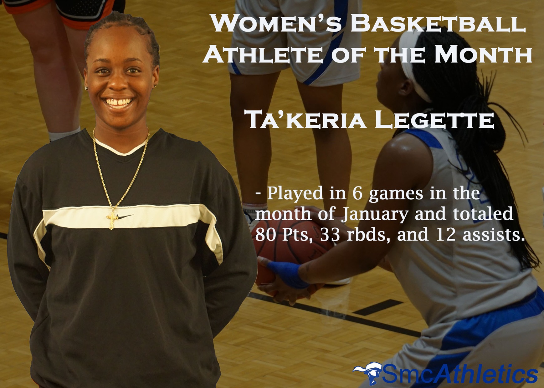Women's Basketball Athlete of the Month