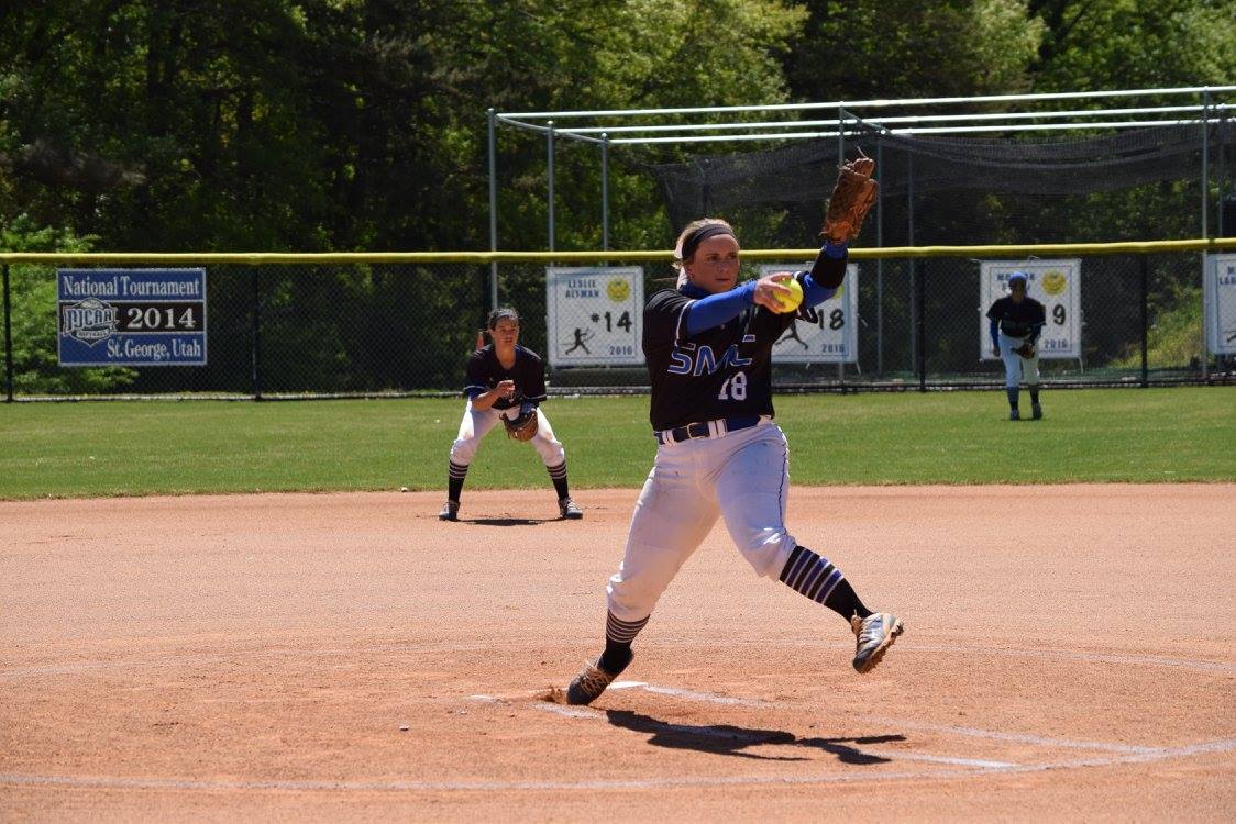 Softball earns top seed for tournament, breaks school record for wins with sweep of Louisburg