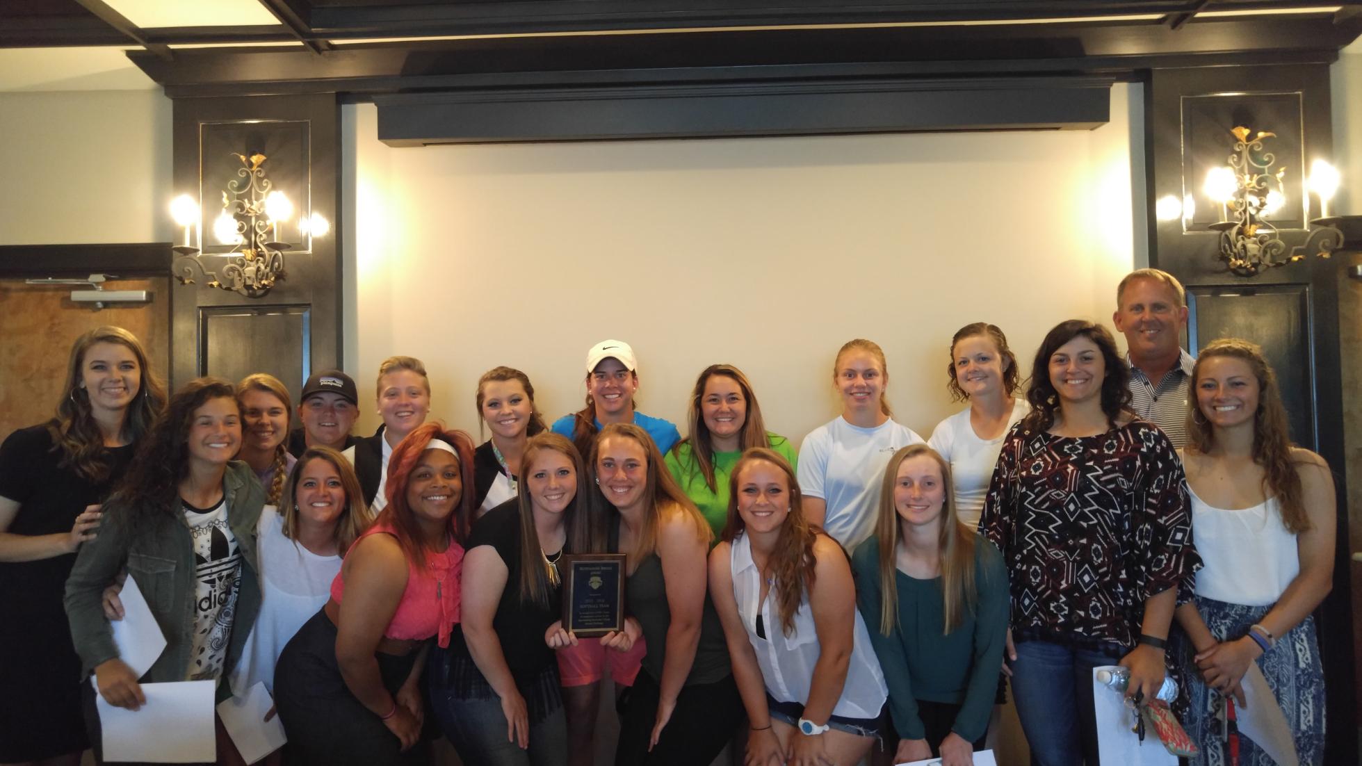 Pioneer Softball earns Outstanding Service Award