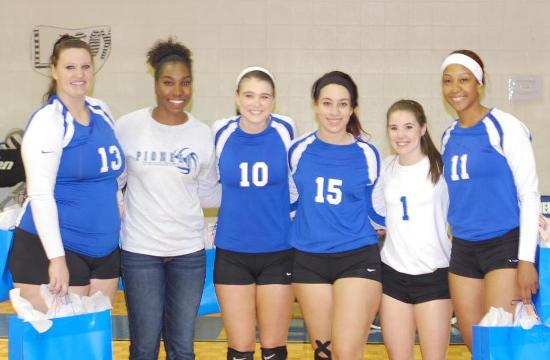 Lady Pioneer Volleyball honors sophomores