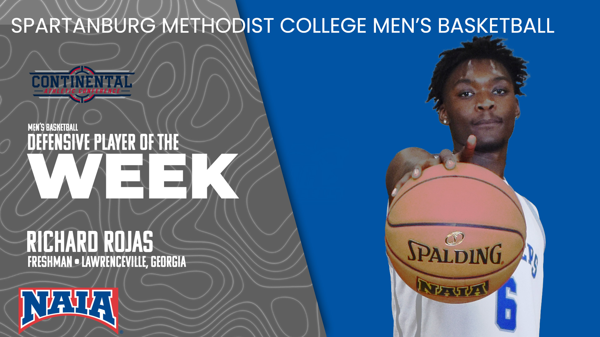 Richard Rojas Named CAC Defensive Player of the Week