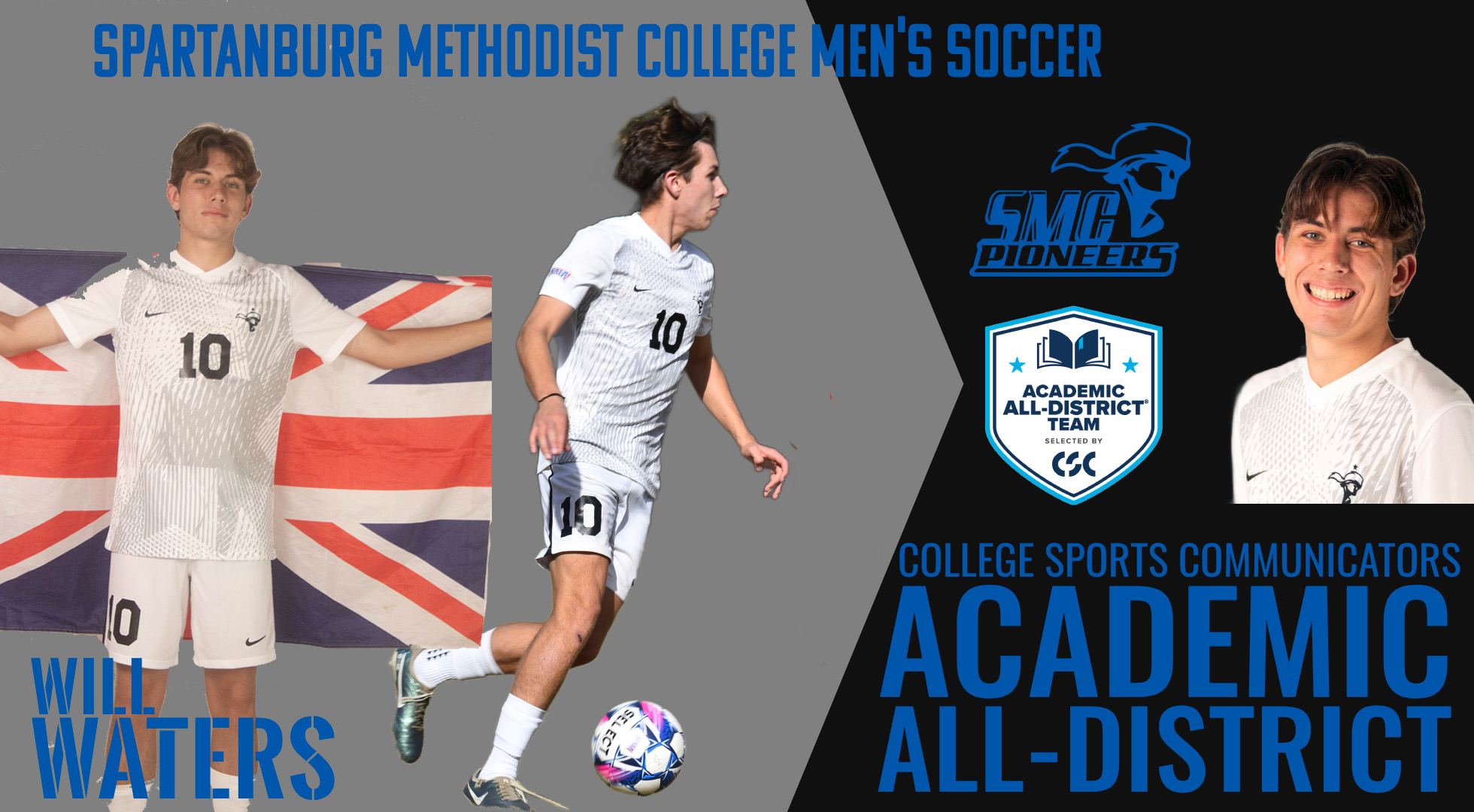 Will Waters Makes SMC Men's Soccer History with CSC Honors