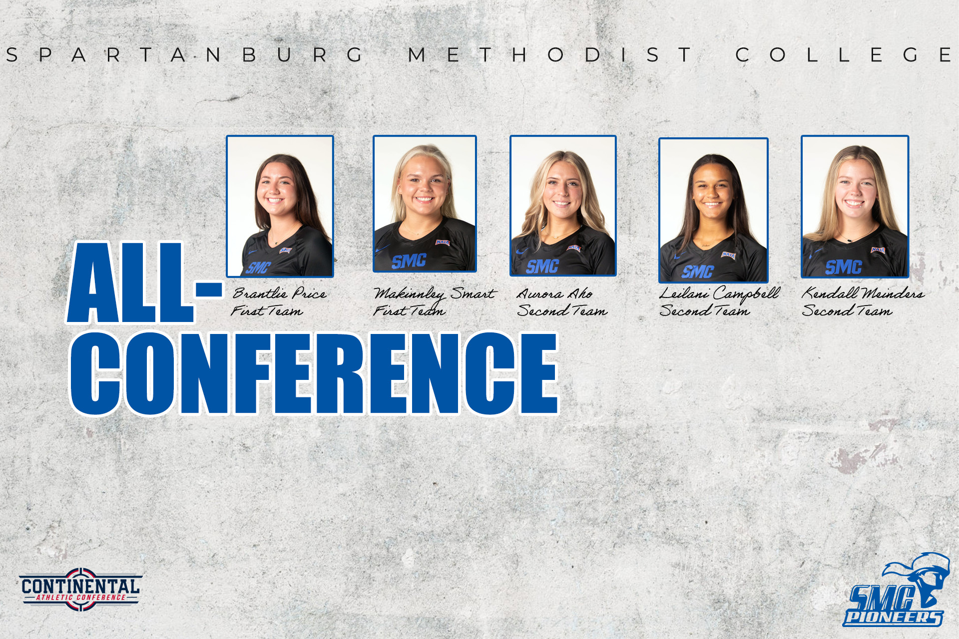 SMC Volleyball Has Five Named to All-Conference Teams