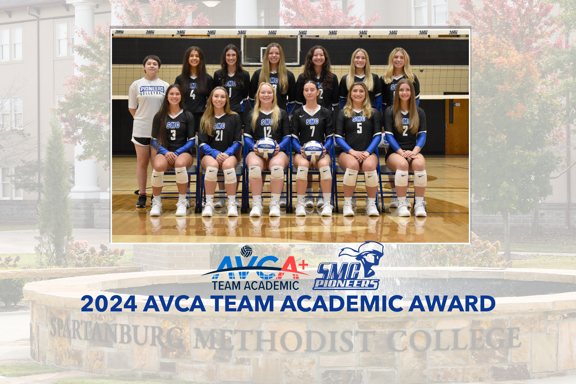 SMC Volleyball Earns 2024 AVCA Team Academic Award