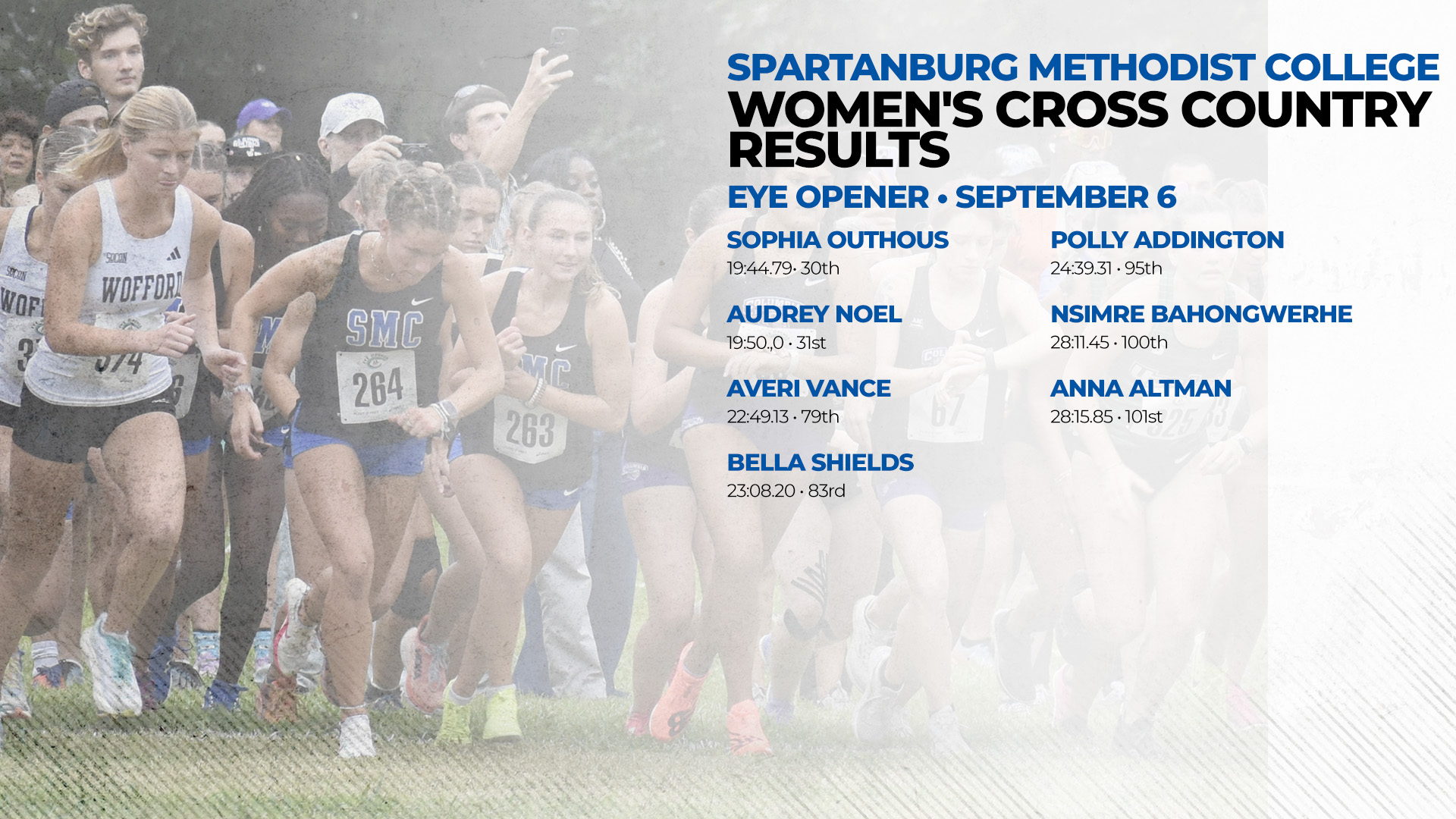 SMC Women's Cross Country Has Strong Showing at 2024 Eye Opener